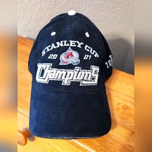 Vintage Drew‎ Pearson Colorado Avalanche Stanley Cup Champions Baseball Cap